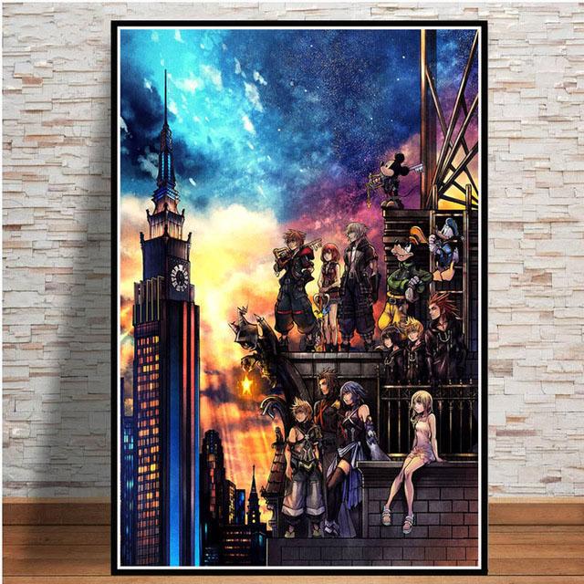 Paintings Nordic Poster Video Game Anime Movie Kingdom Hearts Canvas Painting Posters Prints Wall Art Pictures Room Decoration
Paintings Nordic Poster Video Game Anime Movie Kingdom Hearts Canvas Painting Posters Prints Wall Art Pictures Room Decoration