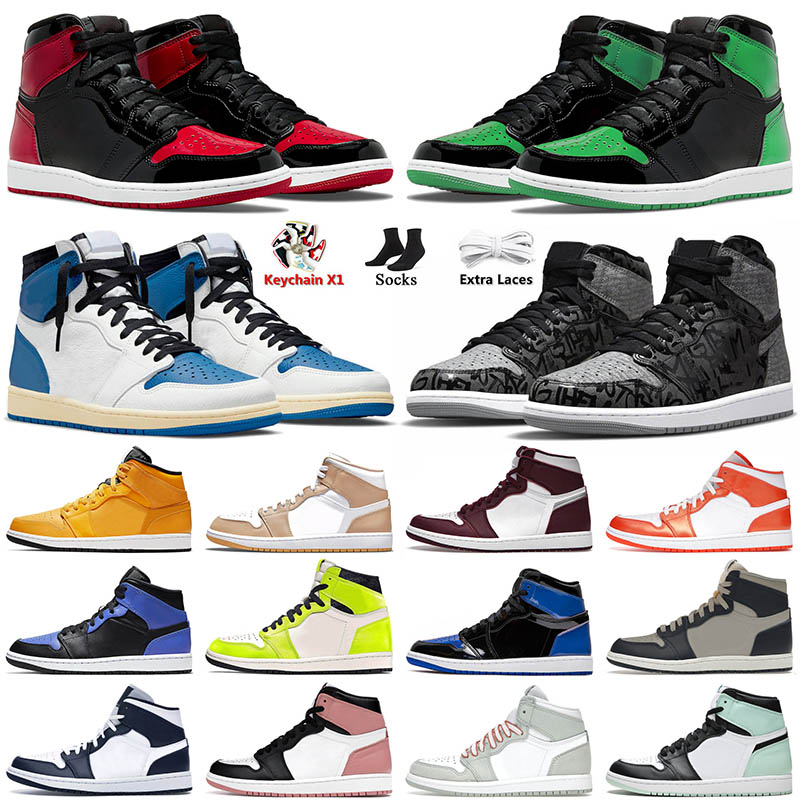 2022 New Quality Jumpman 1 1s Basketball Shoes Bred Patent Military Blue Jorden J1 Rebellionaire Georgetown Bordeaux Men Women Sneakers Trainers, C2 bordeaux 40-47
2022 New Quality Jumpman 1 1s Basketball Shoes Bred Patent Military Blue Jorden J1 Rebellionaire Georgetown Bordeaux Men Women Sneakers Trainers, C2 bordeaux 40-47
