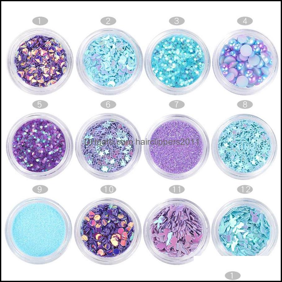 Nail Art Decorations Salon Health Beauty Mermaid Half Pearls Star Laser Sequins Glitters Eye Shadow Makeup Diy Design Tools 12Pcs/Lot Rra1
Nail Art Decorations Salon Health Beauty Mermaid Half Pearls Star Laser Sequins Glitters Eye Shadow Makeup Diy Design Tools 12Pcs/Lot Rra1