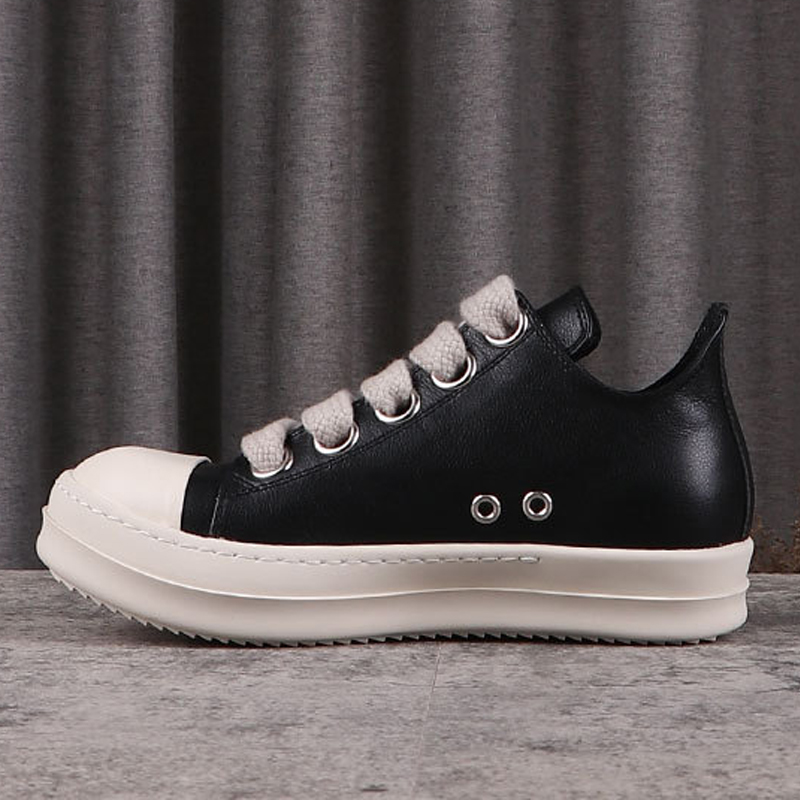 ricks owen shoes 2022s Men's Casual Shoes Rick Genuine Leather Thick Bottom Nverted Triangle Shoes for Women Male Sneakers Jumbo Shoeslace Owens Men sneaker CD7Z, Black
ricks owen shoes 2022s Men's Casual Shoes Rick Genuine Leather Thick Bottom Nverted Triangle Shoes for Women Male Sneakers Jumbo Shoeslace Owens Men sneaker CD7Z, Black