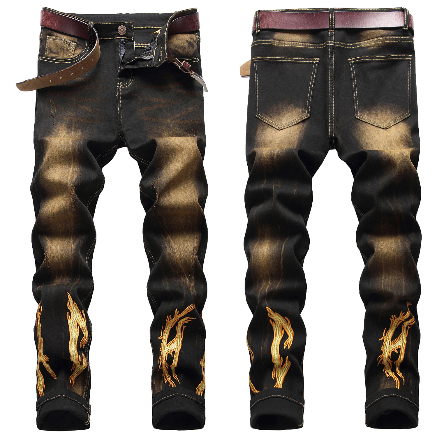 Mens high quality slimming denim pants embroidery retro black jeans scratched stretch casual jeans pants
Mens high quality slimming denim pants embroidery retro black jeans scratched stretch casual jeans pants
