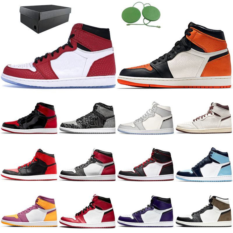 fashion basketball shoes 1 men women 1s high Spider Man Turbo Green Patent Bred Rebellionaire Obsidian Chicago Sail Shadow outdoor sneakers with box 7-13, Racer blue 40-47
fashion basketball shoes 1 men women 1s high Spider Man Turbo Green Patent Bred Rebellionaire Obsidian Chicago Sail Shadow outdoor sneakers with box 7-13, Racer blue 40-47