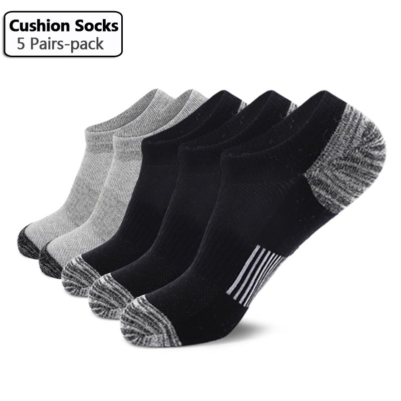 Men's Socks Pairs Men's No Show Sport With Cushion Moisture Control Arch Support Mesh Ventilating Comfort Fit Performance InvisibleMen's, 5 pair grey
Men's Socks Pairs Men's No Show Sport With Cushion Moisture Control Arch Support Mesh Ventilating Comfort Fit Performance InvisibleMen's, 5 pair grey