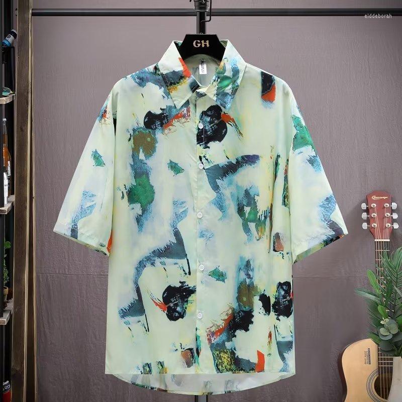 Men's Casual Shirts Hawaii Beach Men Shirt American Graffiti For Summer Streetwear Short-sleeved Top 2022 Fashion ClothingMen's Eldd22, White
Men's Casual Shirts Hawaii Beach Men Shirt American Graffiti For Summer Streetwear Short-sleeved Top 2022 Fashion ClothingMen's Eldd22, White