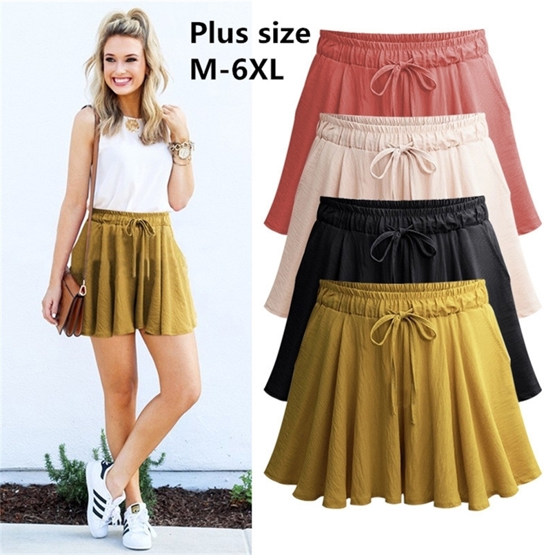 Summer Plus Size 6XL Women Shorts Skirts Cotton Wide Leg Shorts Women Casual Loose Female Large Size Shorts 220419, Red
Summer Plus Size 6XL Women Shorts Skirts Cotton Wide Leg Shorts Women Casual Loose Female Large Size Shorts 220419, Red