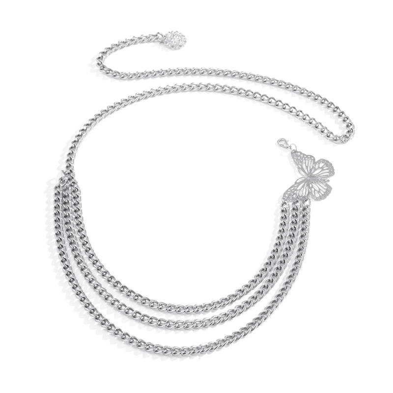 Belts Butterfly Waist Chains Pant Chain Belly For The Women Dress Crop Tops Dropship, Silver
Belts Butterfly Waist Chains Pant Chain Belly For The Women Dress Crop Tops Dropship, Silver