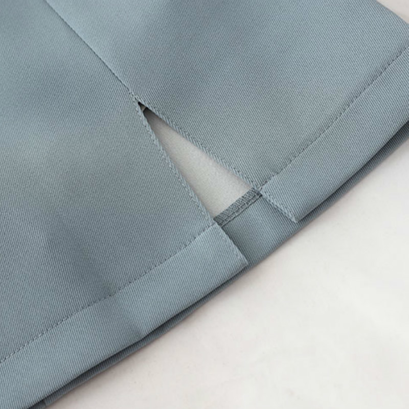 Skirts Women Solid High Waist Wrap Hip Basic Side Slit Work Wear Aline Elegant Mini Skirt Slim Allmatch Chic Trendy Simple 220701