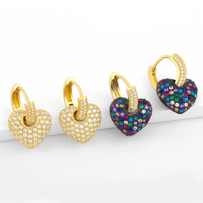 Dangle & Chandelier Gold White Stone Heart Earrings For Women Multicolor Small Drop CZ Pave Cubic Zirconia Luxury Jewelry Gift Ersv57Dangle
Dangle & Chandelier Gold White Stone Heart Earrings For Women Multicolor Small Drop CZ Pave Cubic Zirconia Luxury Jewelry Gift Ersv57Dangle