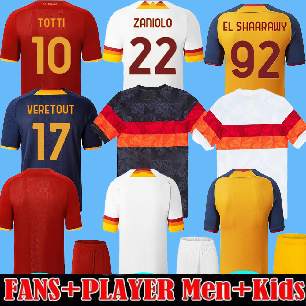 21 22 roma home SOCCER JERSEYS Pastore Pellegrini 2021 2022 fans rome totti Zaniolo DZEKO MANCINI KUMBULLA men kids kit FOOTBALL EL SHAARAWY Uniforms, 2022 special away
21 22 roma home SOCCER JERSEYS Pastore Pellegrini 2021 2022 fans rome totti Zaniolo DZEKO MANCINI KUMBULLA men kids kit FOOTBALL EL SHAARAWY Uniforms, 2022 special away