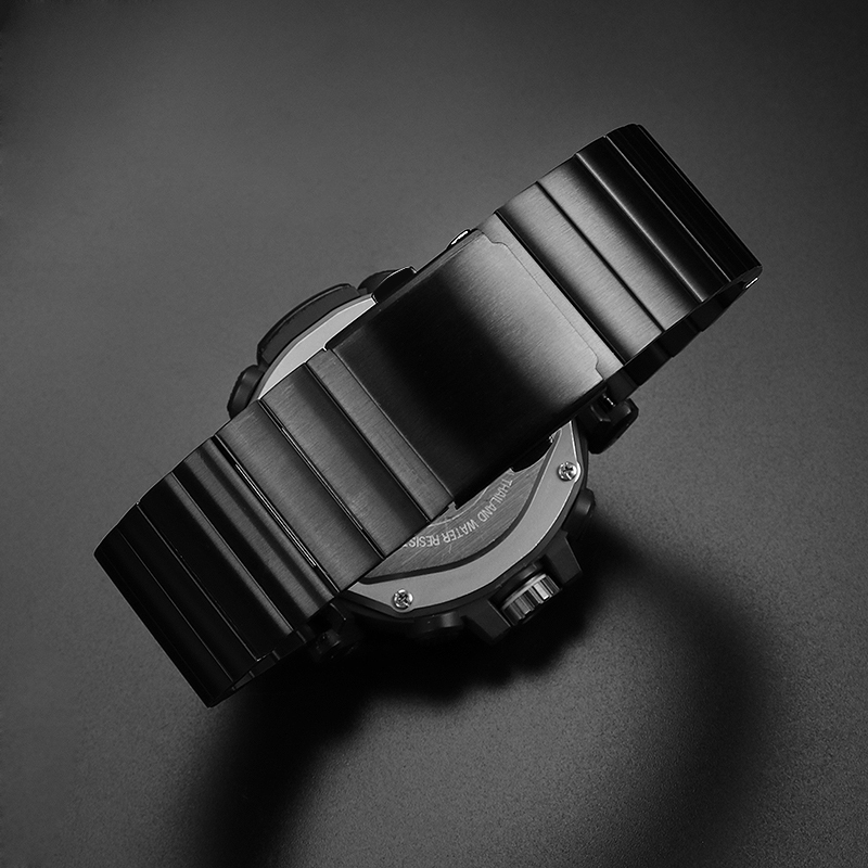 For Casio PROTREK mountain Climbing series PRW60PRW70PRW50Y Stainless steel metal watch strap 23mmBlack silver watch band 220706