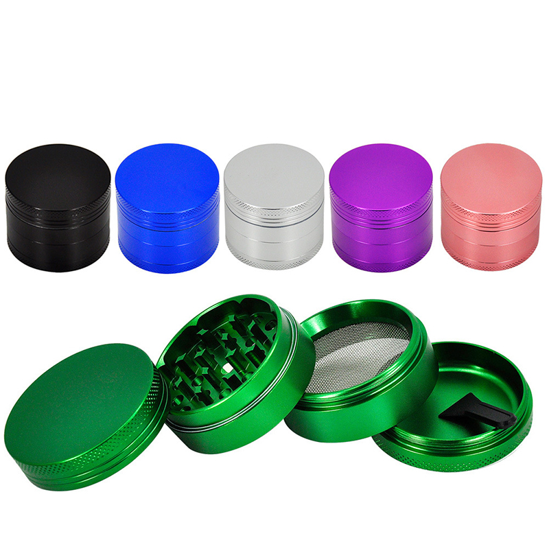 Smoking Grinder Dry Herb Aluminum Alloy Material Spice Grinder Tobacco Metal Grinders 50mm 4Layers OEM logo
Smoking Grinder Dry Herb Aluminum Alloy Material Spice Grinder Tobacco Metal Grinders 50mm 4Layers OEM logo