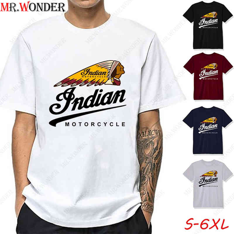 Mr.Wonder Indian Style Motorcycle Print T-Shirt Unisex Racing Short Sv Male Casual Te Sportswear Men's Streetwear, White
Mr.Wonder Indian Style Motorcycle Print T-Shirt Unisex Racing Short Sv Male Casual Te Sportswear Men's Streetwear, White