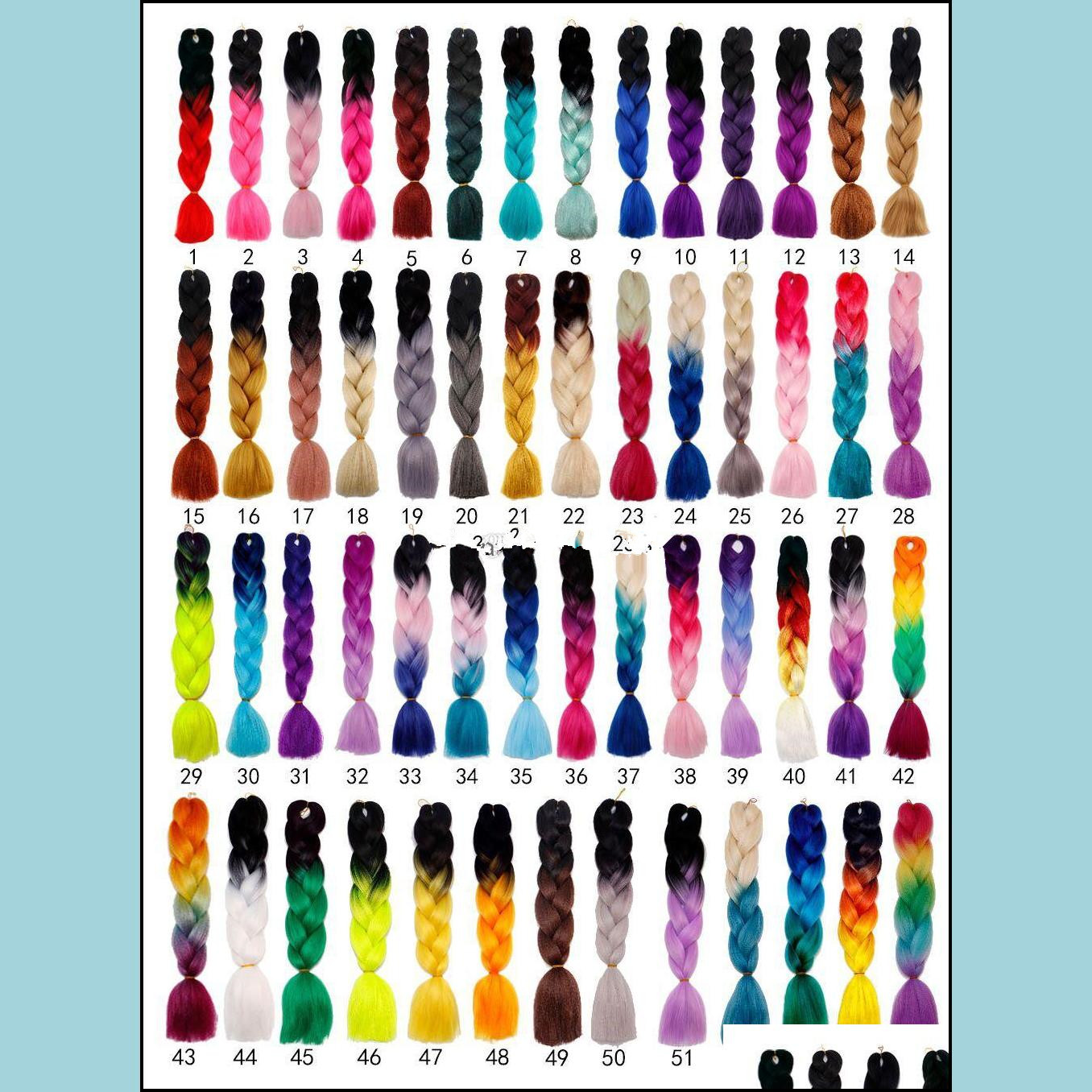 Hair Accessories Tools Products Kanekalon Jumbo Braid Senegalese Tool Twist 24Inch 100G 55 Color Xpression Synthetic Braiding Drop Deliver
Hair Accessories Tools Products Kanekalon Jumbo Braid Senegalese Tool Twist 24Inch 100G 55 Color Xpression Synthetic Braiding Drop Deliver