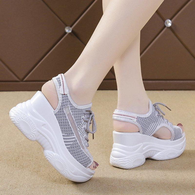 Dress Shoes 2022 Summer Women Platform Sandals Fashion White 8 Cm Increasing Thick Sole Casual Female, Black
Dress Shoes 2022 Summer Women Platform Sandals Fashion White 8 Cm Increasing Thick Sole Casual Female, Black