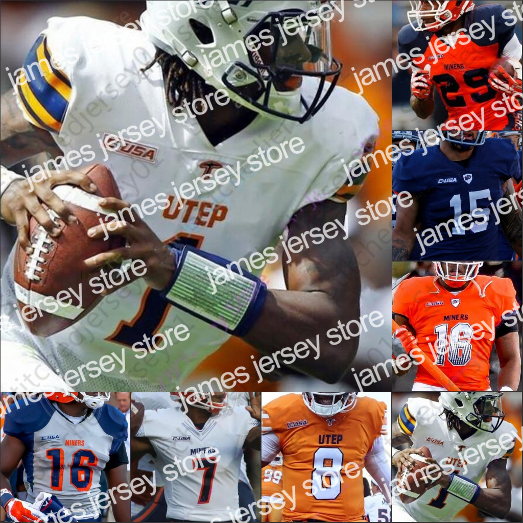 James Custom UTEP Miners Football Jersey College Reynaldo Flores Tyrice Knight Marcus Thomas Aaron Jones Gavin Hardison mens women youth, White
James Custom UTEP Miners Football Jersey College Reynaldo Flores Tyrice Knight Marcus Thomas Aaron Jones Gavin Hardison mens women youth, White