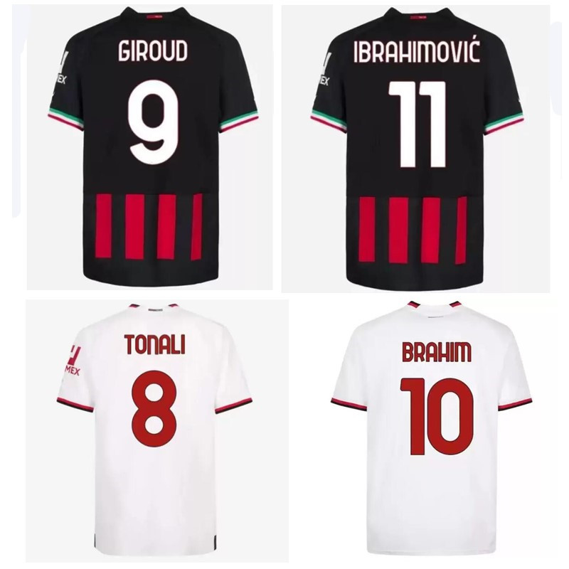 Top 22 23 TOMORI IBRAHIMOVIC soccer jersey GIROUD KESSIE TOMORI football shirt 2022 2023 TONALI BENNACER REBIC Camiseta ROMAGNOLI LEAO Ac Milans Jerseys kids sets, Acmilan2223home(player)(c)
Top 22 23 TOMORI IBRAHIMOVIC soccer jersey GIROUD KESSIE TOMORI football shirt 2022 2023 TONALI BENNACER REBIC Camiseta ROMAGNOLI LEAO Ac Milans Jerseys kids sets, Acmilan2223home(player)(c)