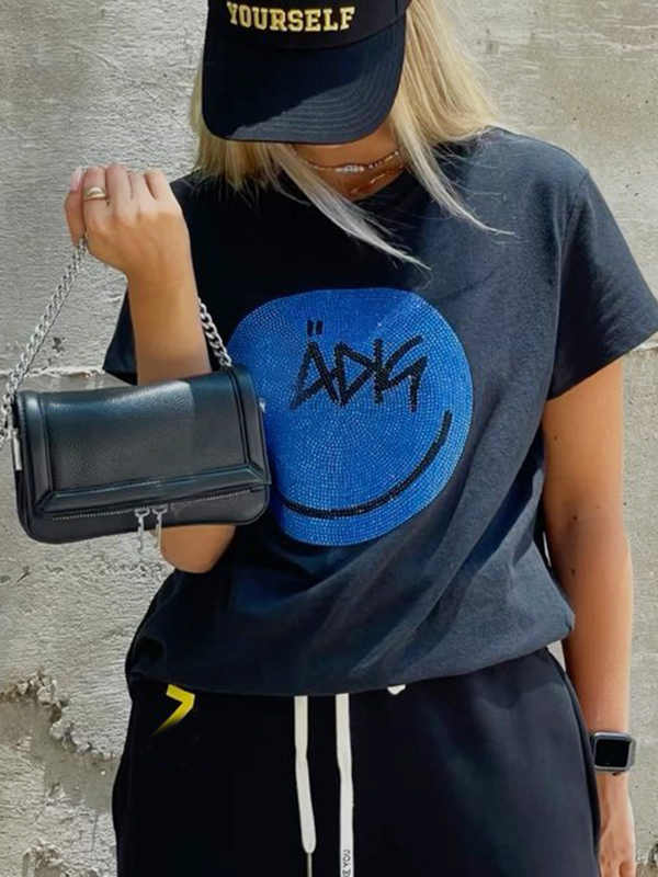Pirate Hippie Beading Rock T-shirt Woman Summer Clothing Cotton Cozy Tshirt Tees Femme Casual Vintage Graphic T-shirts Tops 220427