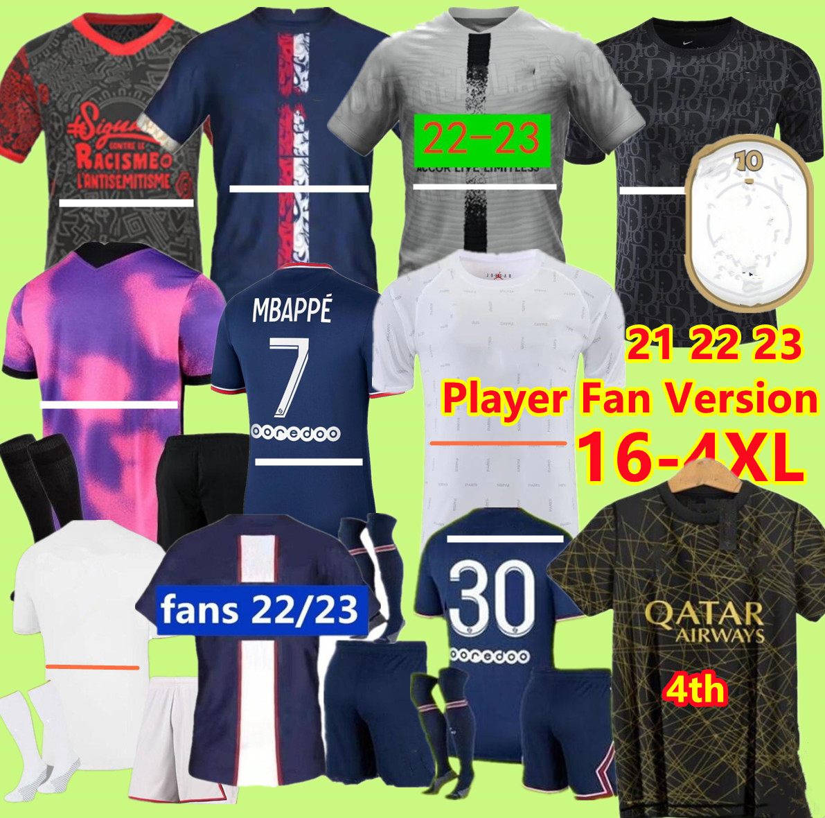 S- PLAYER 30 22 23 fourth MBAPPE psgS soccer jersey HAKIMI WIJNALDUM men kids sets 2022 2023 MARQUINHOS VERRATTI SERGIO RAMOS Maillots de football goalkeeper, Brown
S- PLAYER 30 22 23 fourth MBAPPE psgS soccer jersey HAKIMI WIJNALDUM men kids sets 2022 2023 MARQUINHOS VERRATTI SERGIO RAMOS Maillots de football goalkeeper, Brown