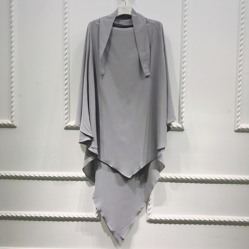 Eid Prayer Garment Khimar Hijab Long Ramadan Muslim Arabic Hijabs Women Abayas Tops Abaya Jilbab Islam Clothing Niqab Burqa