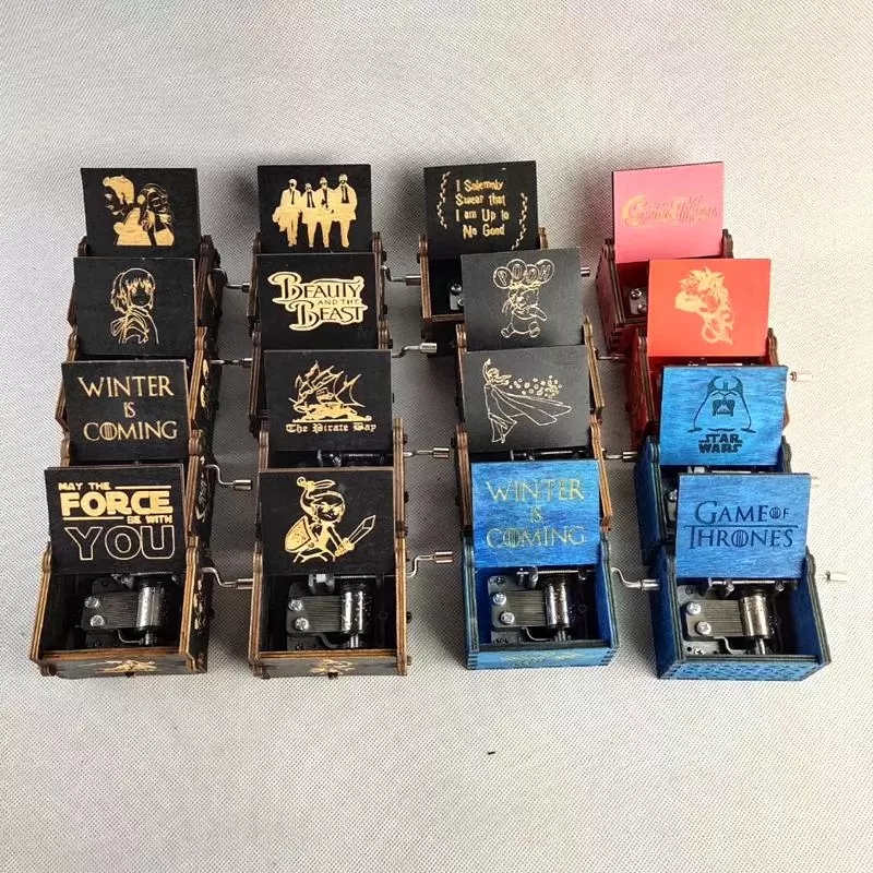Hot gift Wooden Hand Crank Park Music Box beauty beast Theme Castle In The Sky Home Decorate Valentine's Day Christmas Gift
Hot gift Wooden Hand Crank Park Music Box beauty beast Theme Castle In The Sky Home Decorate Valentine's Day Christmas Gift