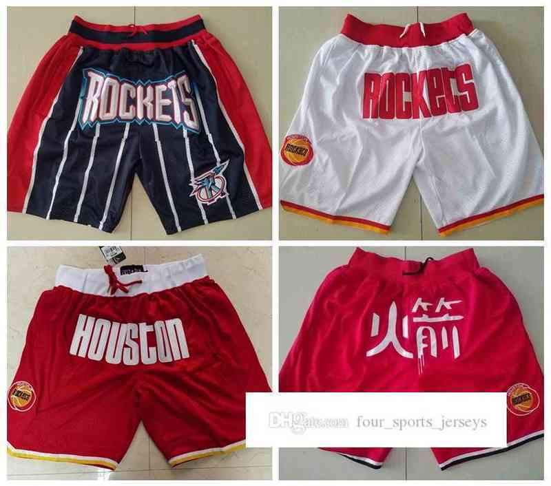 Houston''Rockets''Men Basketball shorts JUST DON Stitched Mitchell and Ness With Pocket Zipper Sweatpants Mesh Retro Sport PANTS -2XL
Houston''Rockets''Men Basketball shorts JUST DON Stitched Mitchell and Ness With Pocket Zipper Sweatpants Mesh Retro Sport PANTS -2XL