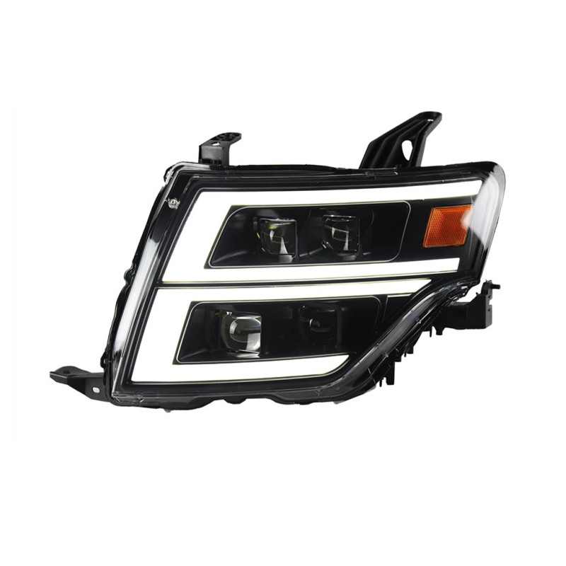 2 PCS Car Lights automotive Parts For PAJERO V93 V95 V97 Head lamps LED Headlight LED Dual Beam Lens Front Light