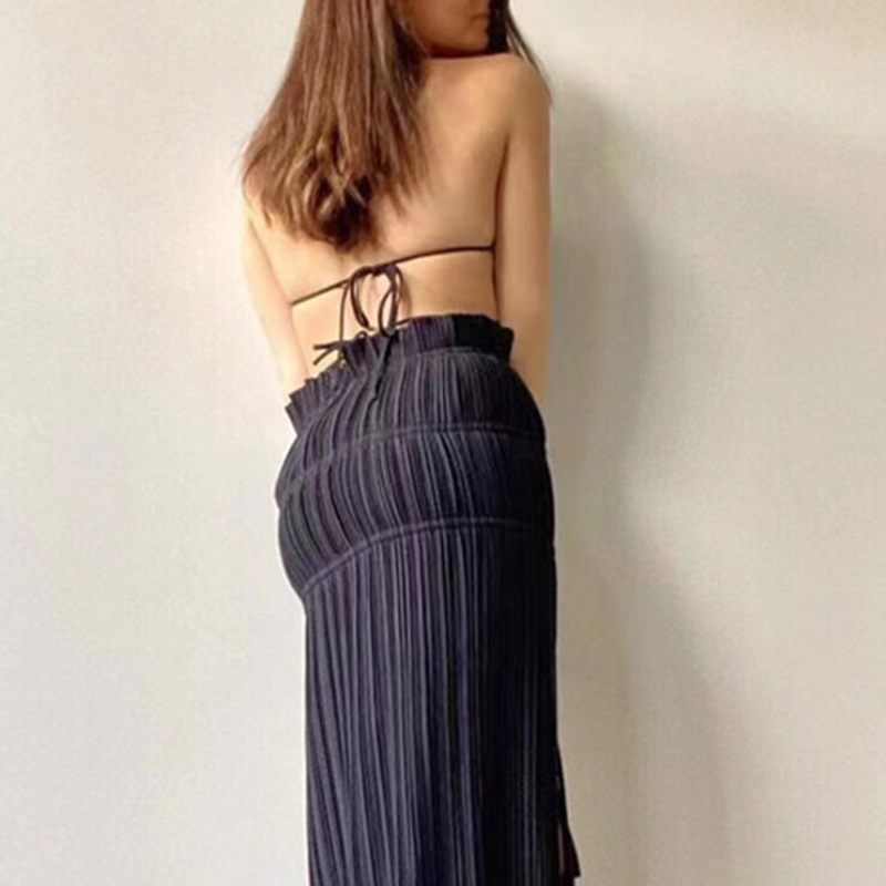 VGH Sexy White Backless Vests For Women Halter Sleeveless Lace Up Bowknot Korean Slim Tank Tops Female Summer Fashion Style 220316