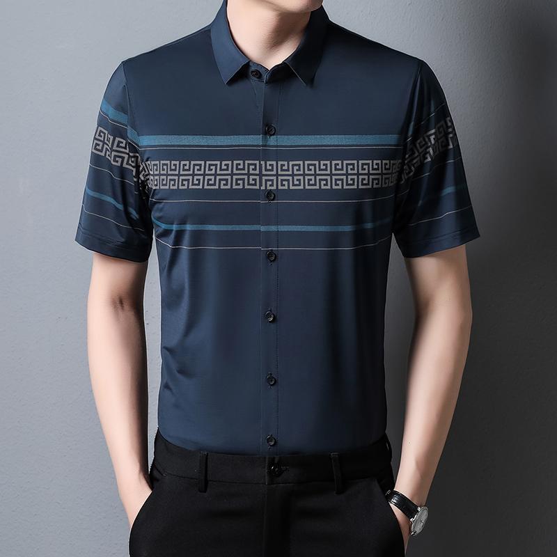 Men's Casual Shirts Fashion For Men Turn-Down Collar Print Slim Smart Tops Summer Short Sleeve Work ClothingMen's, Navy shirts men
Men's Casual Shirts Fashion For Men Turn-Down Collar Print Slim Smart Tops Summer Short Sleeve Work ClothingMen's, Navy shirts men