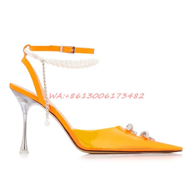 Sandals Sexy Lady Summer Candy Color PVC Pointy Pearls Crystal Slingback Sandal Woman 8.5CM High Heel Colorful Pearling Diamonds SandalsSand, As photo
Sandals Sexy Lady Summer Candy Color PVC Pointy Pearls Crystal Slingback Sandal Woman 8.5CM High Heel Colorful Pearling Diamonds SandalsSand, As photo