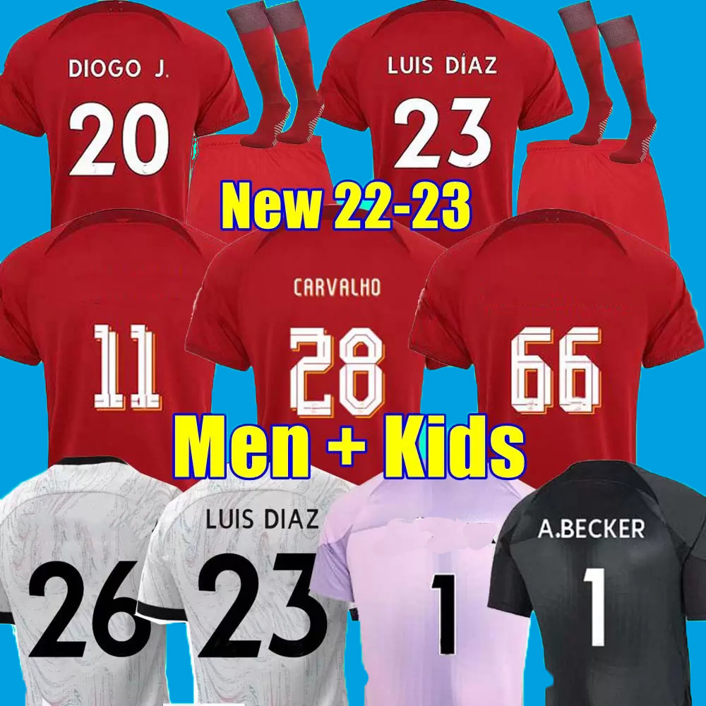 21 22 23 season home away 3rd RED soccer jerseys Carvalho 2022 2023 Mohamed Diogo Luis DIaz football shirts men kids kits uniform Fabio Alexander Arnold Alisson, 21 22 away 2 patch
21 22 23 season home away 3rd RED soccer jerseys Carvalho 2022 2023 Mohamed Diogo Luis DIaz football shirts men kids kits uniform Fabio Alexander Arnold Alisson, 21 22 away 2 patch