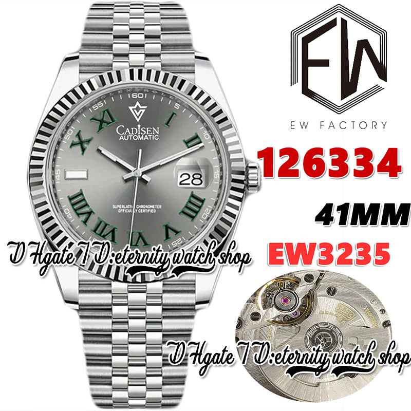EWF V3 ew126334 Cal.3235 EW3235 Automatic Mens Watch 41MM Fluted Bezel Gray Dial 904L Stainless Steel Bracelet With Same Serial Warranty Card Super eternity Watches, Watch waterproof cost
EWF V3 ew126334 Cal.3235 EW3235 Automatic Mens Watch 41MM Fluted Bezel Gray Dial 904L Stainless Steel Bracelet With Same Serial Warranty Card Super eternity Watches, Watch waterproof cost