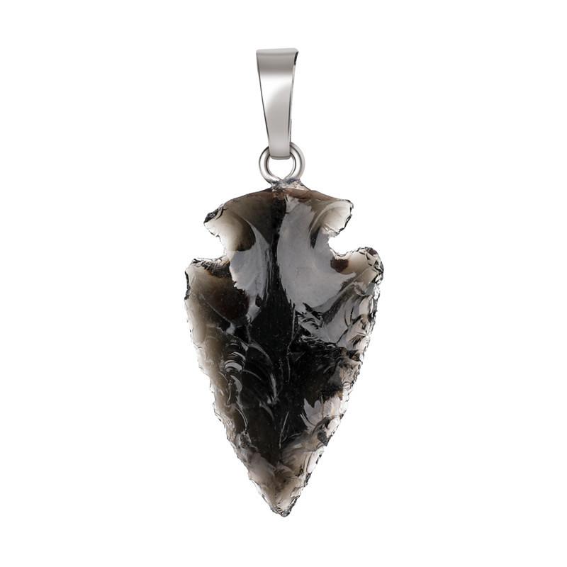 Pendant Necklaces Natural Obsidian Arrows Shape Crystal Quartz Arrowhead Charms DIY Necklace Earrings Dangle Jewelry Finding Accessories
Pendant Necklaces Natural Obsidian Arrows Shape Crystal Quartz Arrowhead Charms DIY Necklace Earrings Dangle Jewelry Finding Accessories