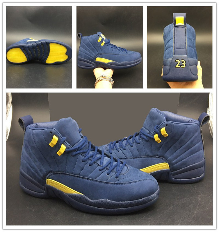 Newest 12 XII Michigan College Navy Amarillo Basketball Shoes For Men 12s Jumpman Sports Sneakers with box, Payment link
Newest 12 XII Michigan College Navy Amarillo Basketball Shoes For Men 12s Jumpman Sports Sneakers with box, Payment link