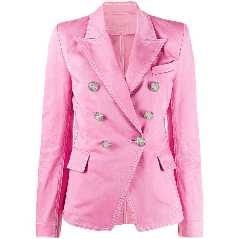 Pink Denim Jackets Blazer Suit Slim Silver DoubleBreasted Button Long Sleeve Female Notched Collar Ladies Blazer Jacket J220813, Pink suit
Pink Denim Jackets Blazer Suit Slim Silver DoubleBreasted Button Long Sleeve Female Notched Collar Ladies Blazer Jacket J220813, Pink suit