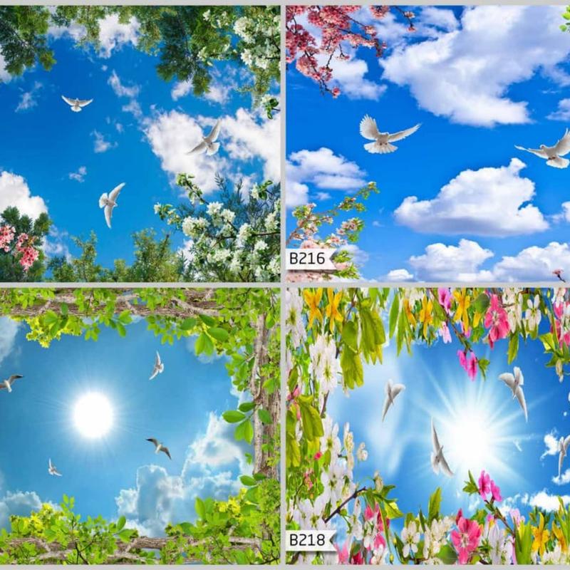 Custom 3D Wallpaper Cloud Motif for Ceiling. The price is calculated per meter sky clouds flowers pattern home decor living room wallpaper for walls 3d, 1 square meter
Custom 3D Wallpaper Cloud Motif for Ceiling. The price is calculated per meter sky clouds flowers pattern home decor living room wallpaper for walls 3d, 1 square meter