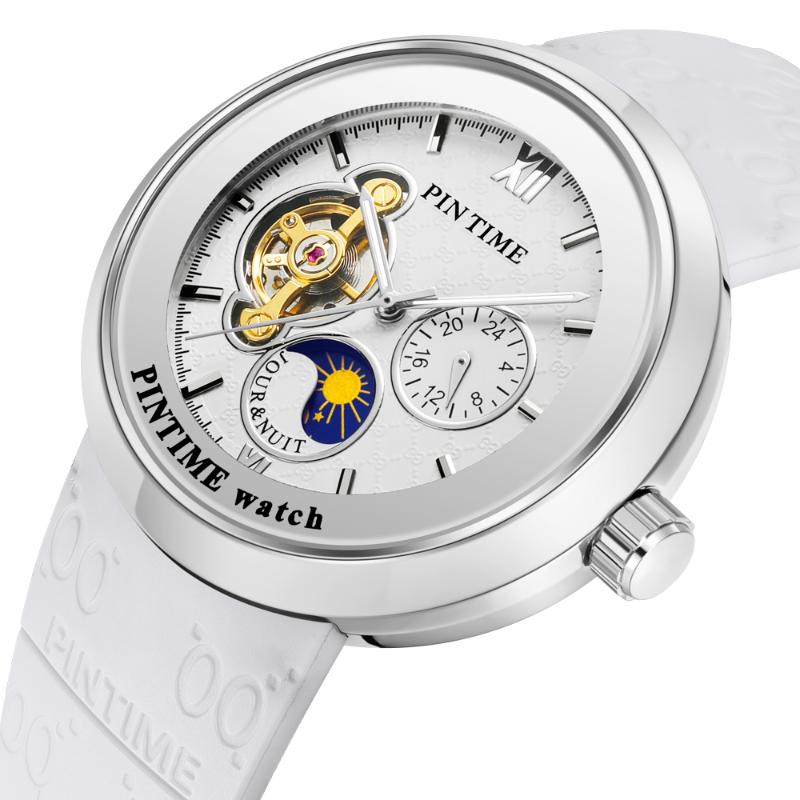Wristwatches Fashion Men Luxury Wrist Watch All Dial Work Moon Phase White Rubber Strap Automatic Mechanical Mens WatchesWristwatches
Wristwatches Fashion Men Luxury Wrist Watch All Dial Work Moon Phase White Rubber Strap Automatic Mechanical Mens WatchesWristwatches