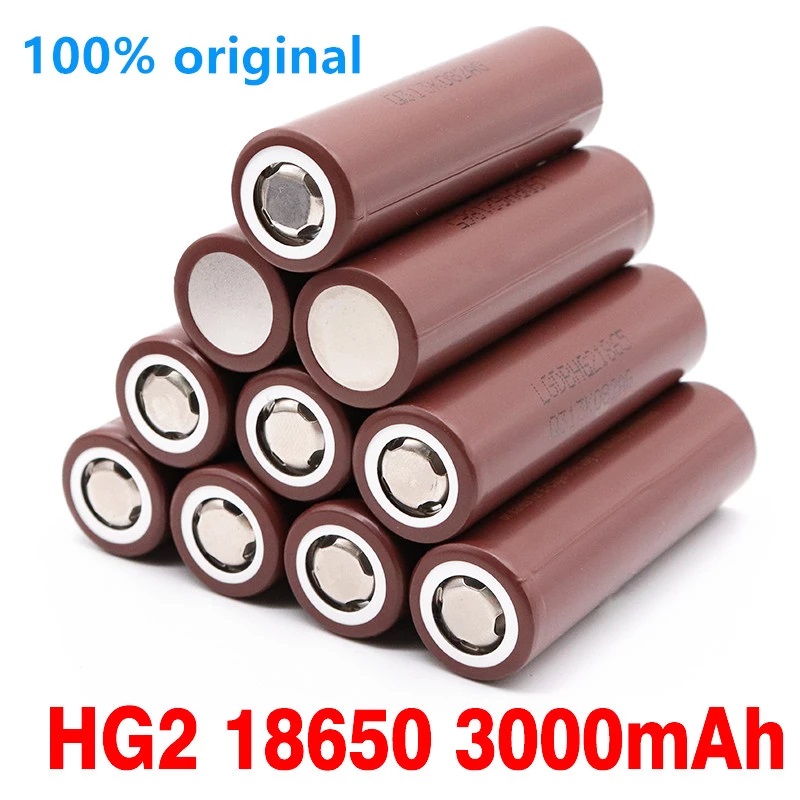 NEW Original HG2 18650 3.0Ah Battery 3.7V 30a High Discharge 18650 Rechargeable Batteries for HG2 18650 Flashlight Tools Batteria
NEW Original HG2 18650 3.0Ah Battery 3.7V 30a High Discharge 18650 Rechargeable Batteries for HG2 18650 Flashlight Tools Batteria