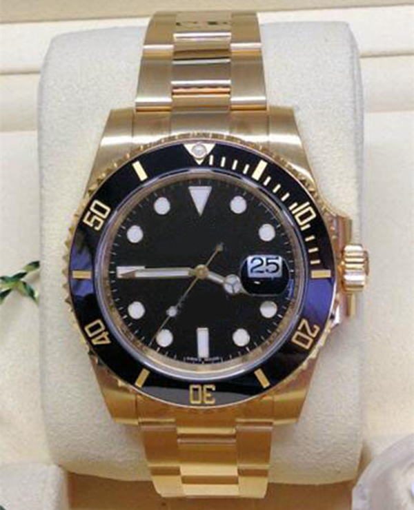 Designer Watch Factory Luxury High Quality Watchs Date 116618LN 18ct Yellow Gold Black Dial stainless steel Mechanical automatic men watch, Thimble
Designer Watch Factory Luxury High Quality Watchs Date 116618LN 18ct Yellow Gold Black Dial stainless steel Mechanical automatic men watch, Thimble