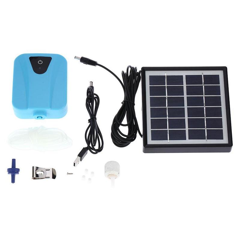 Solar Oxygenator Air Waterproof For Aquariums Fish Tank Pools Water Oxygen Pump Pond Aerator Aquarium Y2009177854549
