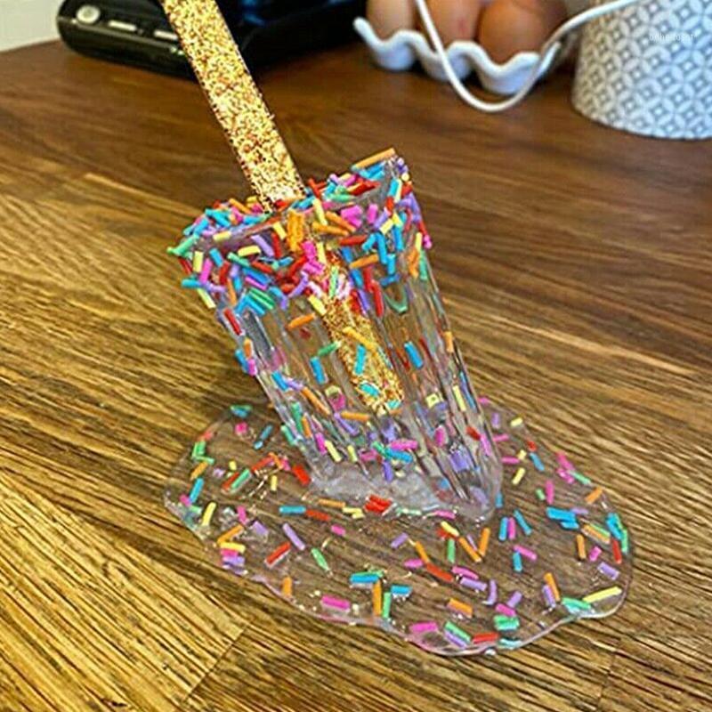 Decorative Objects & Figurines 1pc Transparent Melting Popsicle Sculpture Decoration Miniature Resin Craft Popsicles Ice Cream Accessories H
Decorative Objects & Figurines 1pc Transparent Melting Popsicle Sculpture Decoration Miniature Resin Craft Popsicles Ice Cream Accessories H