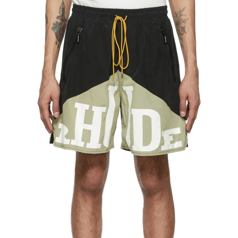 Panelled letter printed shorts Women Men Shorts Drawstring Fashion loose highstreet beach summer hawaii vacation FZKZ071, Khaki
Panelled letter printed shorts Women Men Shorts Drawstring Fashion loose highstreet beach summer hawaii vacation FZKZ071, Khaki