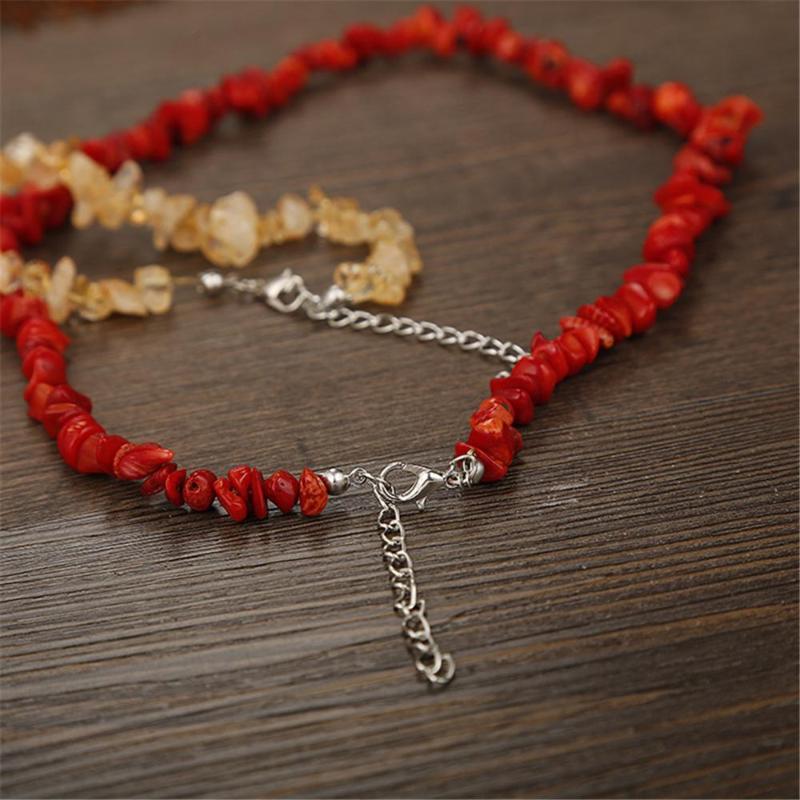 Chains Irregular Shape Gravel Natural Stone Necklace For Women Quartz Turquoises Bracelet Fashion Jewelry MakingChains
Chains Irregular Shape Gravel Natural Stone Necklace For Women Quartz Turquoises Bracelet Fashion Jewelry MakingChains