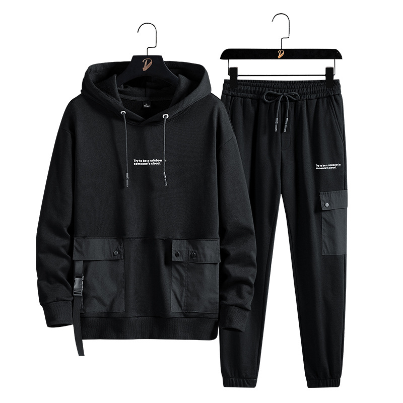 Men's Tracksuits Spring Autumn Multi-Pockets Plus Size Tracksuit Men Streetwear Black Grey Pullover Hoodie Pants 2 Piece Set Sporting SuitsM
Men's Tracksuits Spring Autumn Multi-Pockets Plus Size Tracksuit Men Streetwear Black Grey Pullover Hoodie Pants 2 Piece Set Sporting SuitsM