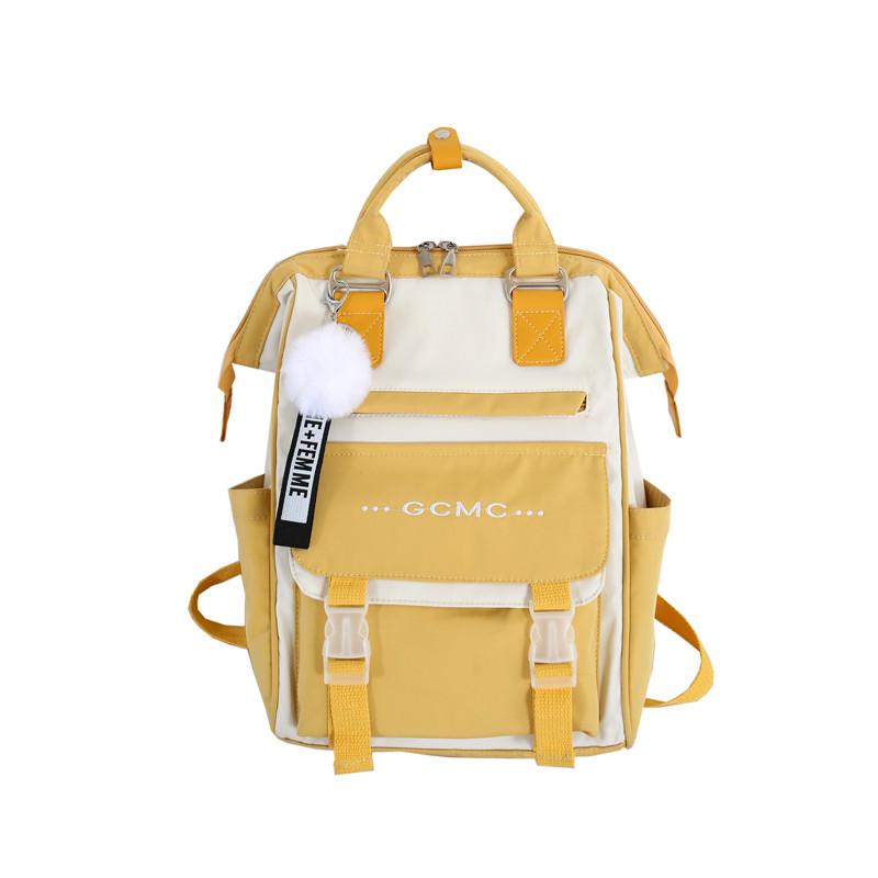 School Bags Backpack Nylon Embroidery Letter Women Casual Panelled Book Bag 2022 Cute Schoolbag For Teenage Girls Travel Student, Green
School Bags Backpack Nylon Embroidery Letter Women Casual Panelled Book Bag 2022 Cute Schoolbag For Teenage Girls Travel Student, Green