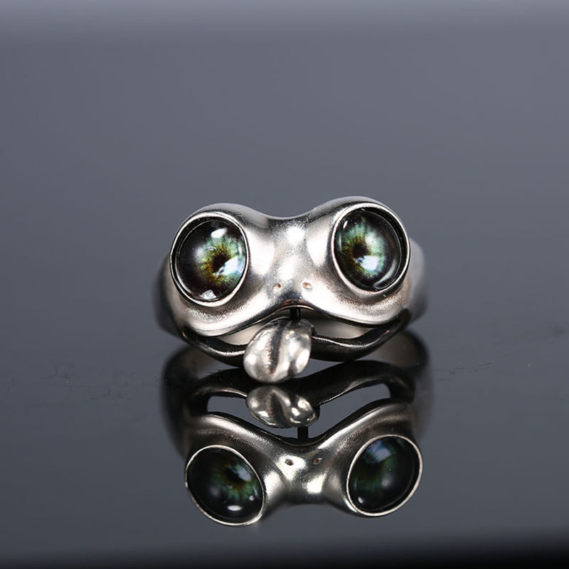 Men Women Cute Tongue Twisting Frog Ring Simple Design Green Eyes Rings Engagement Wedding Jewelry Party Gift 220716
Men Women Cute Tongue Twisting Frog Ring Simple Design Green Eyes Rings Engagement Wedding Jewelry Party Gift 220716