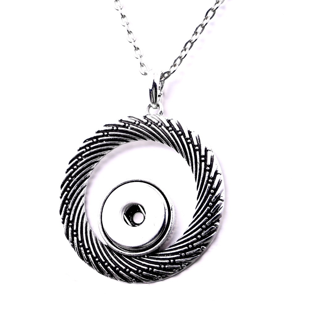 New Styles Snap Button necklace 18MM Ginger Snaps Buttons Tree butterfly Charms Necklaces for women jewelry