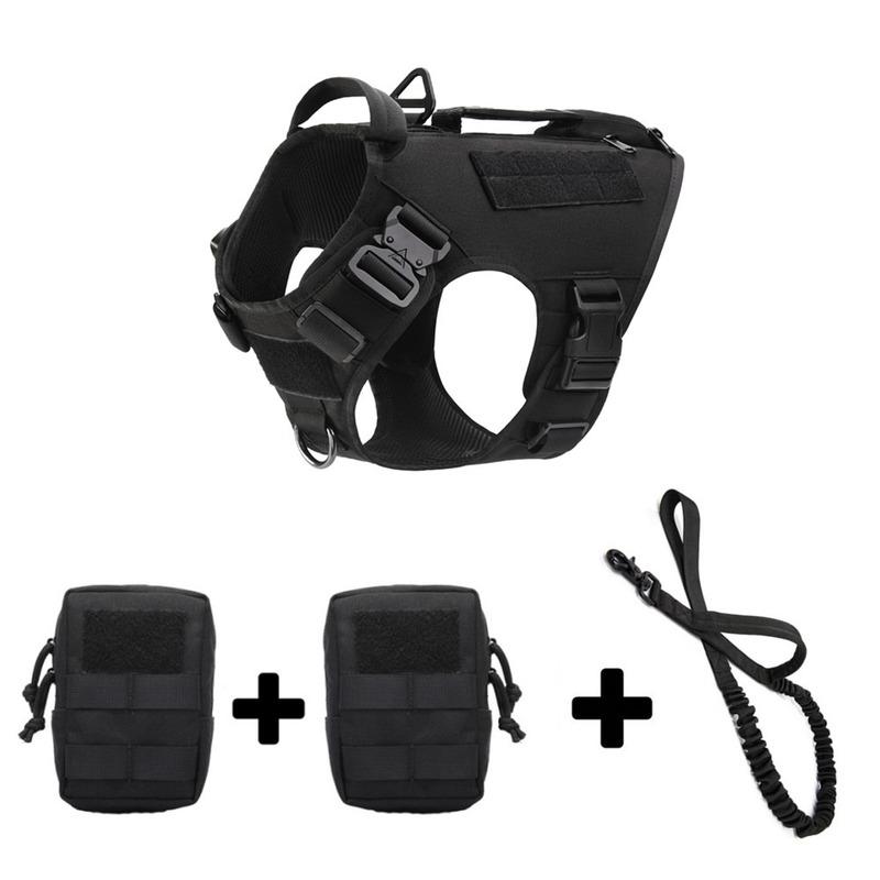 Dog Collars & Leashes Military Service Working Training Tactical Molle Harness For Large Vest With Side Bags Pouches Collar And Leash SetDog
Dog Collars & Leashes Military Service Working Training Tactical Molle Harness For Large Vest With Side Bags Pouches Collar And Leash SetDog