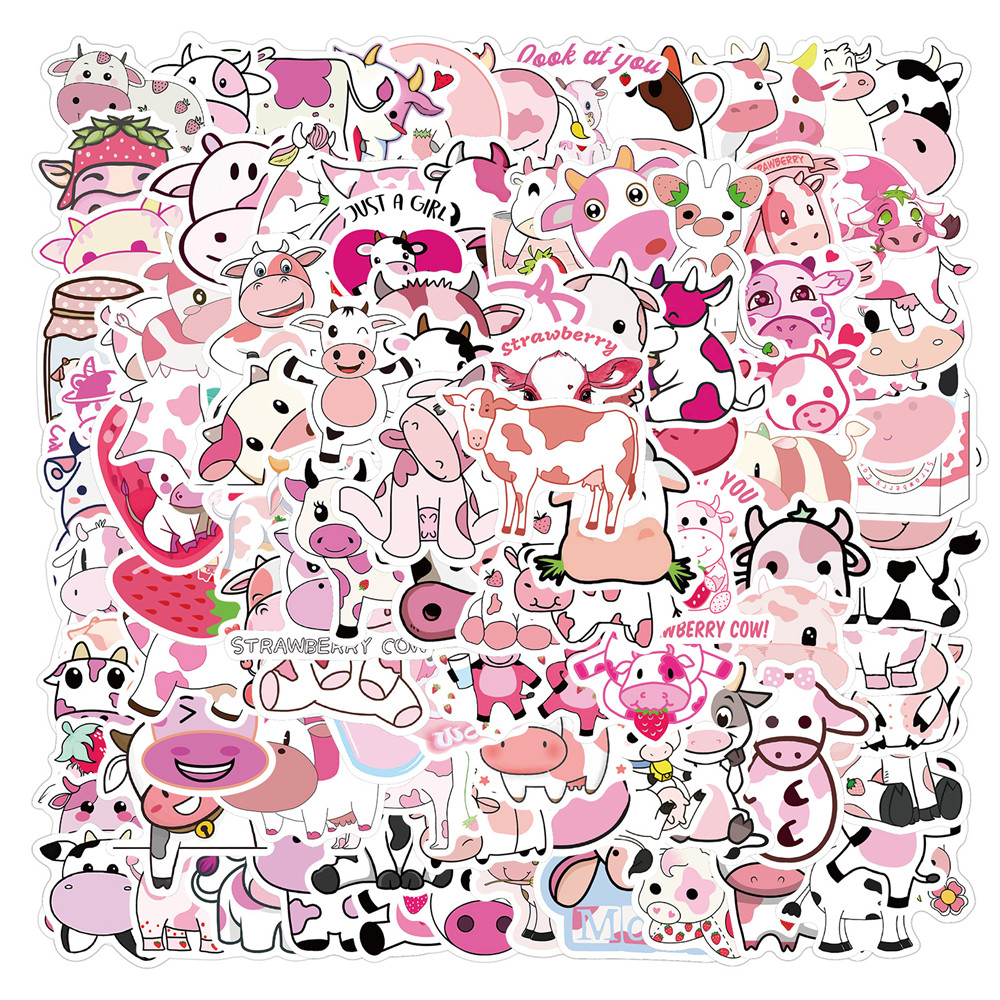 100Pcs Cute Cows Stickers Skate Accessories Waterproof Vinyl Cartoon Graffiti Sticker for Skateboard Laptop Luggage Water Bottle Car Decals Kids Gifts Toys
100Pcs Cute Cows Stickers Skate Accessories Waterproof Vinyl Cartoon Graffiti Sticker for Skateboard Laptop Luggage Water Bottle Car Decals Kids Gifts Toys