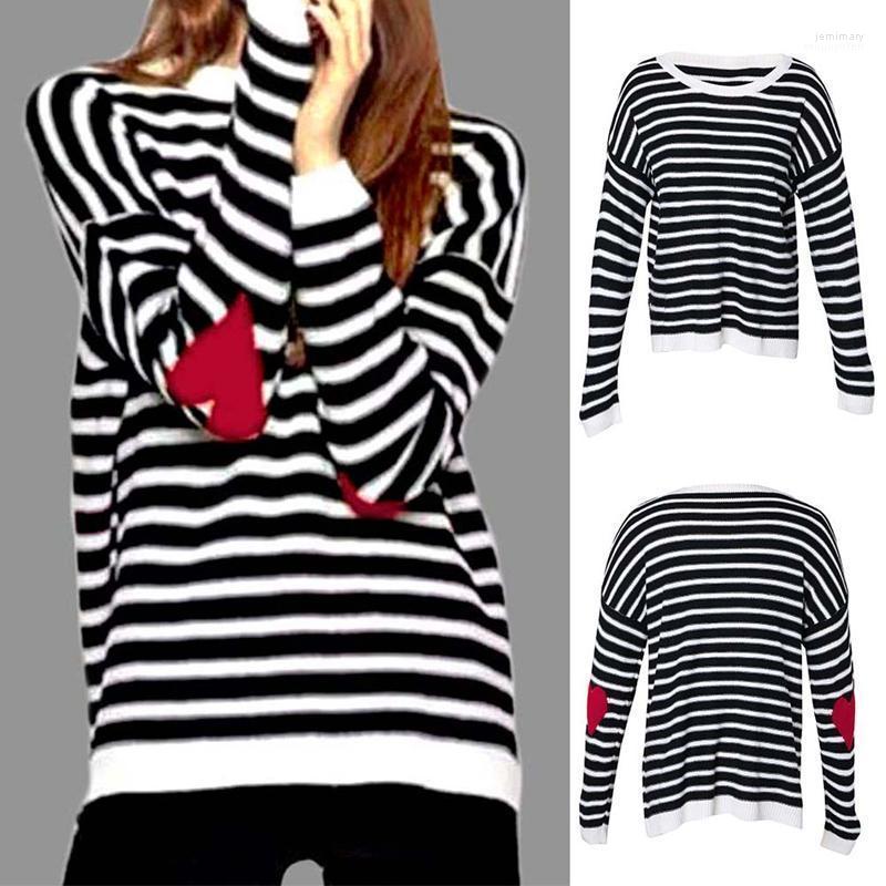 Women' Sweaters ASDS-Autumn Korean Ladies Sweater Round Loose Long-Sleeved Striped Red Heart Hnitted Pullover Jemi22, Multi
Women' Sweaters ASDS-Autumn Korean Ladies Sweater Round Loose Long-Sleeved Striped Red Heart Hnitted Pullover Jemi22, Multi