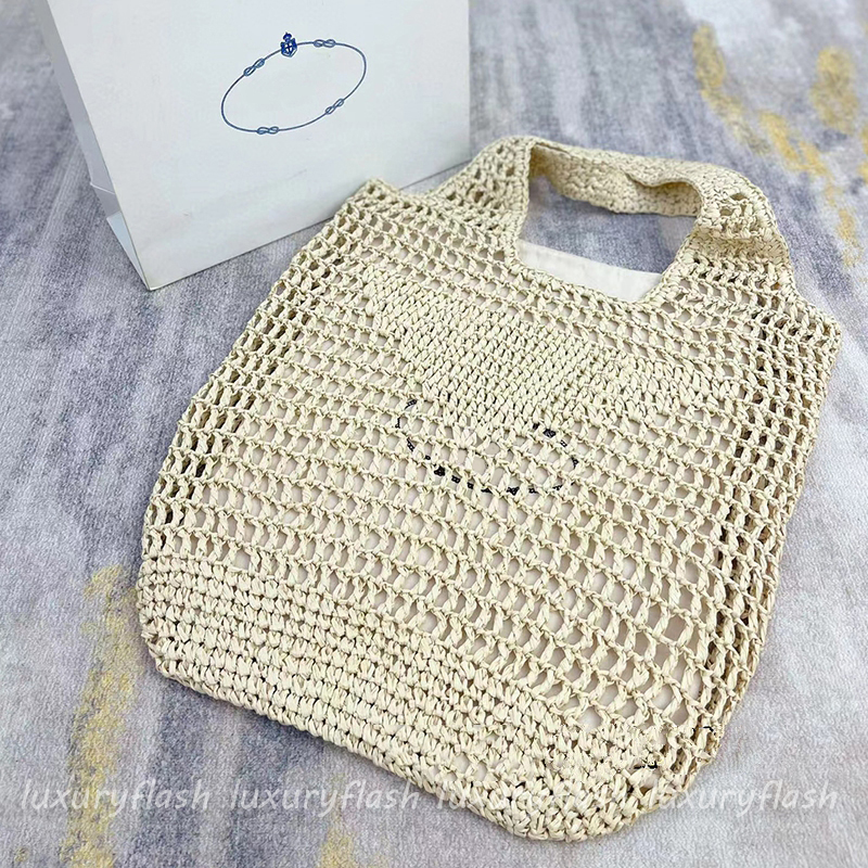 23SS Fashion Straw Hollow Totes Designer Womens Shopping Bags New Summer Raffia Tote Woven Beach Shoulder Bag Handbag Summer Seaside Vacation Item, Yellow
23SS Fashion Straw Hollow Totes Designer Womens Shopping Bags New Summer Raffia Tote Woven Beach Shoulder Bag Handbag Summer Seaside Vacation Item, Yellow